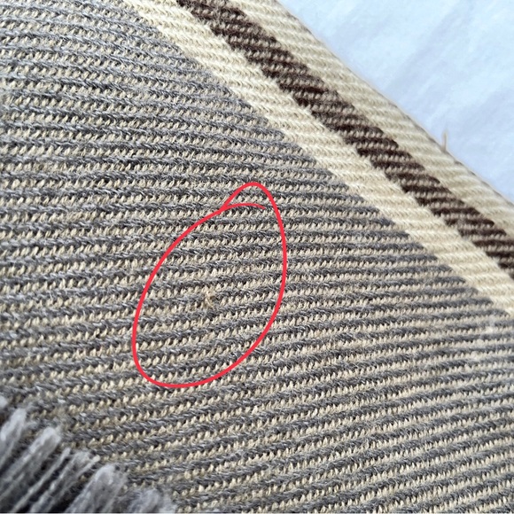 Taupe Fringed Blanket Scarf - Picture 15 of 15